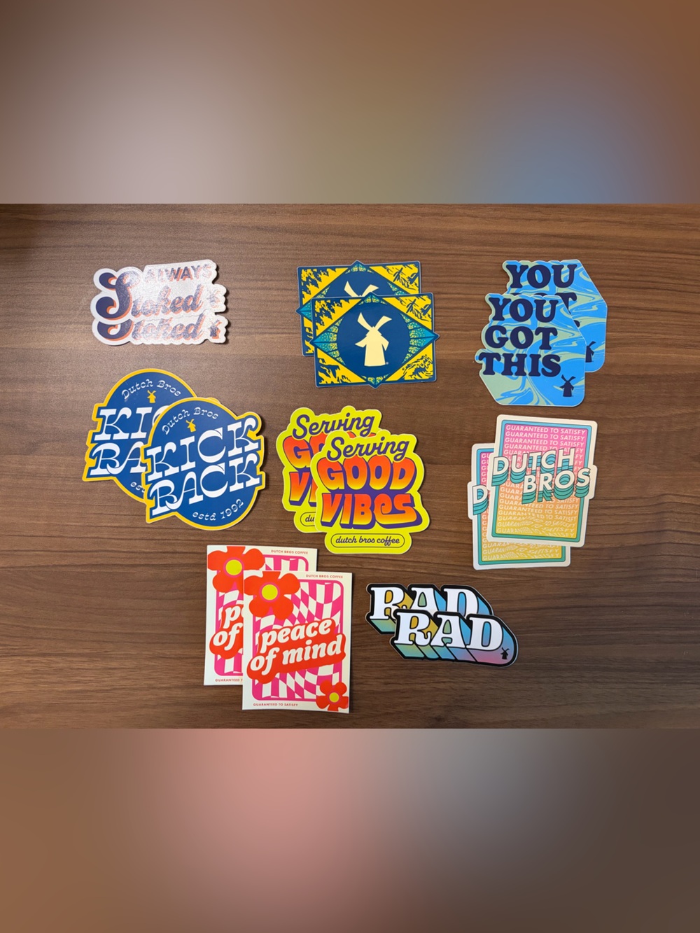 Dutch Bros Sticker Set